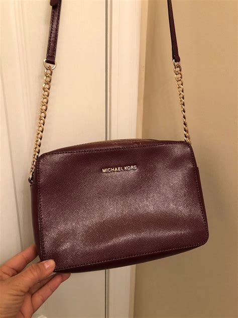 michael kors burgundy purse|burgundy michael kors crossbody.